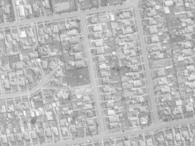 16 Moyna Avenue from the air, 1975-1979