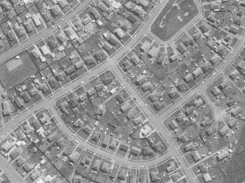 6 Portchester Street from the air, 1975-1979