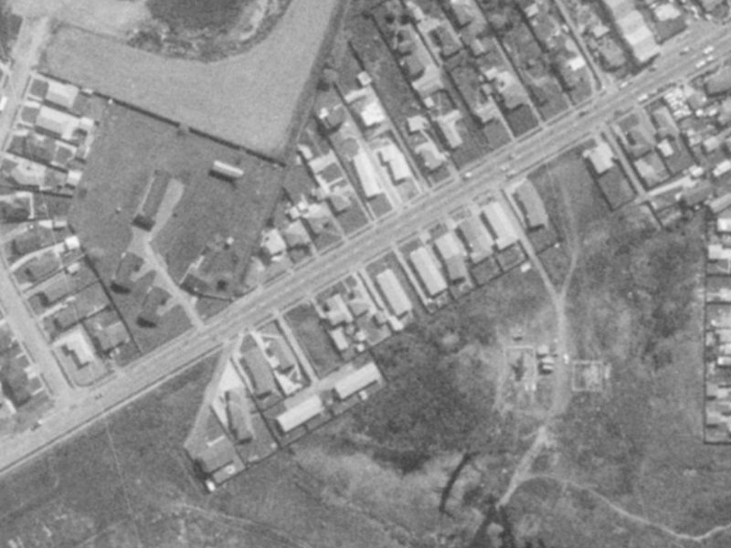 586B Pages Road from the air, 1975-1979