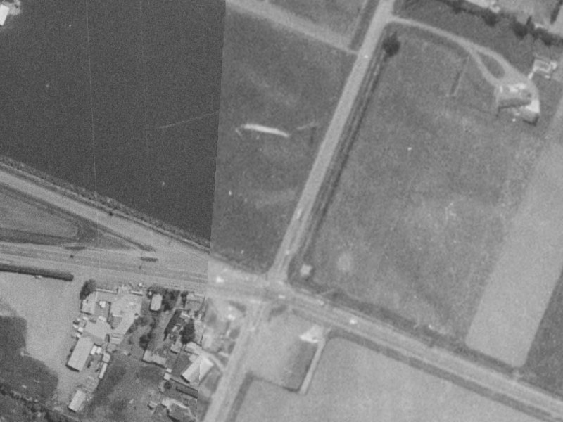 559 Pound Road from the air, 1975-1979