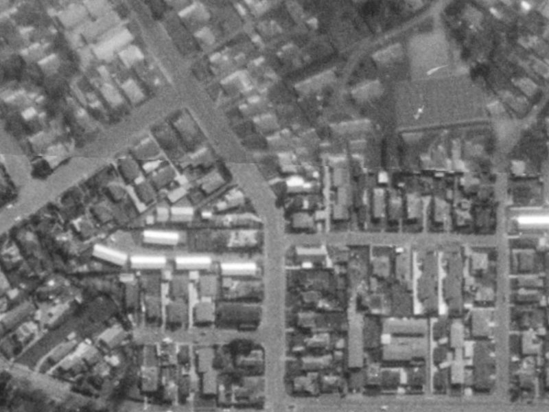182 Springfield Road from the air, 1975-1979