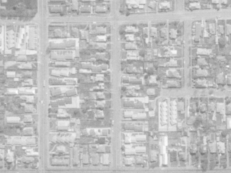 181 Geraldine Street from the air, 1975-1979