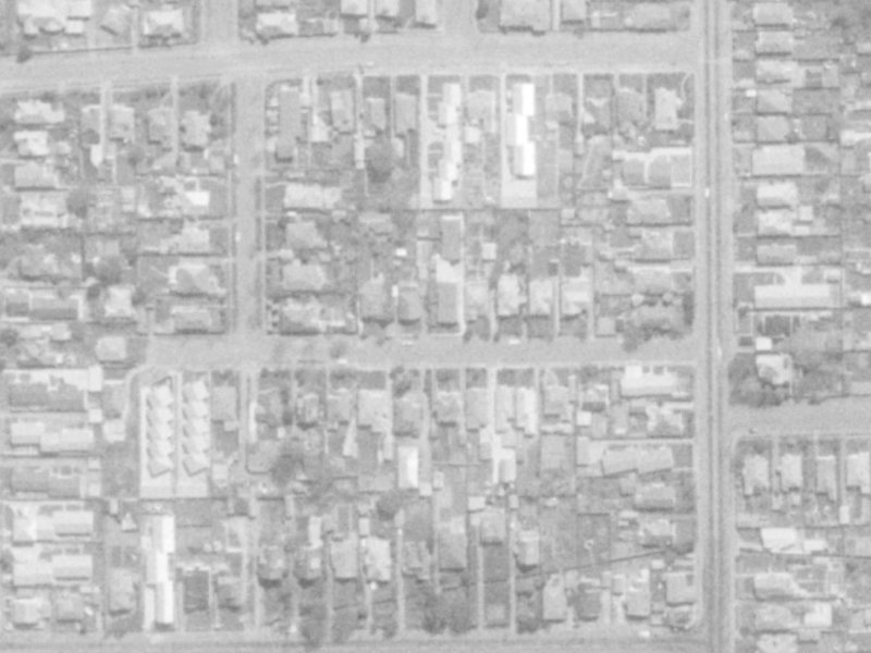 28B Hendon Street from the air, 1975-1979
