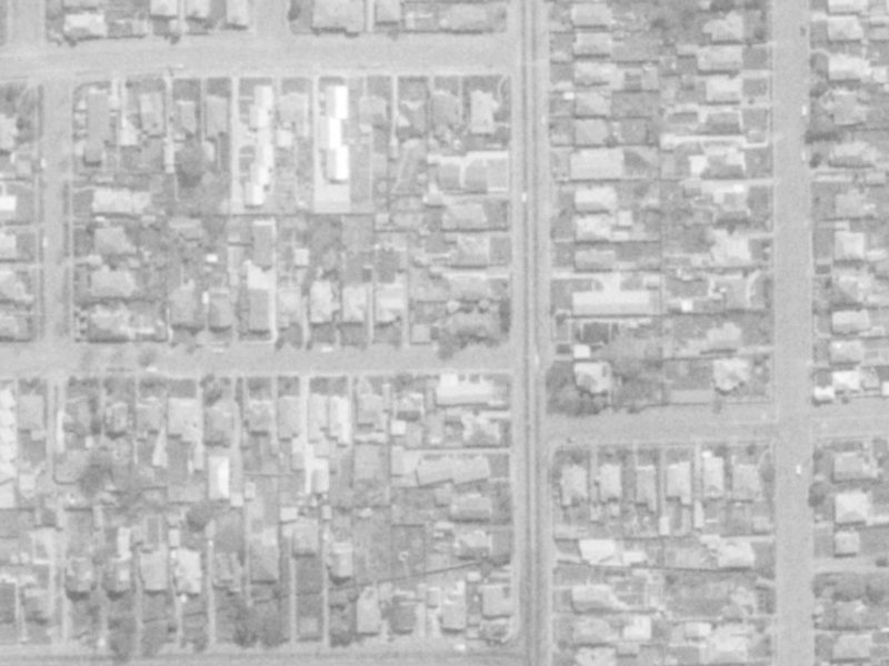 44 Hendon Street from the air, 1975-1979