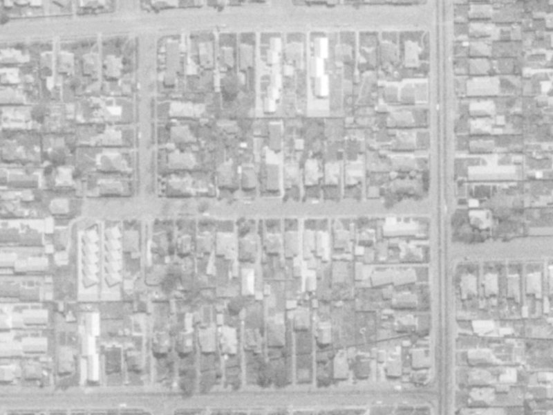 31 Hendon Street from the air, 1975-1979