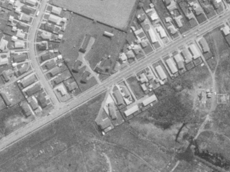 572A Pages Road from the air, 1975-1979