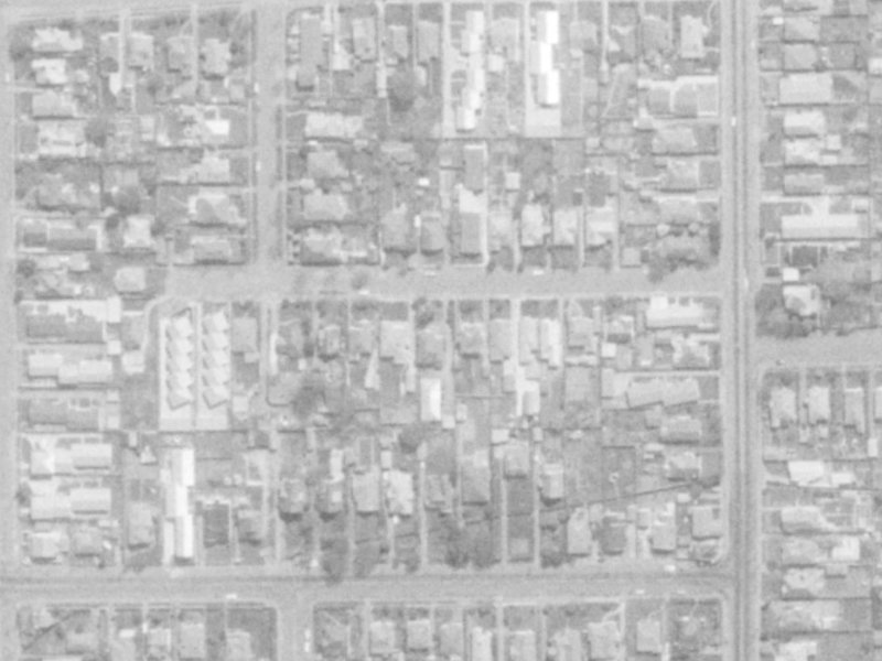 26A Hendon Street from the air, 1975-1979