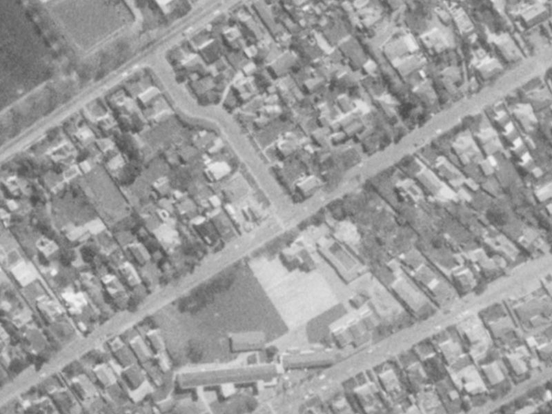3 Allister Avenue from the air, 1975-1979