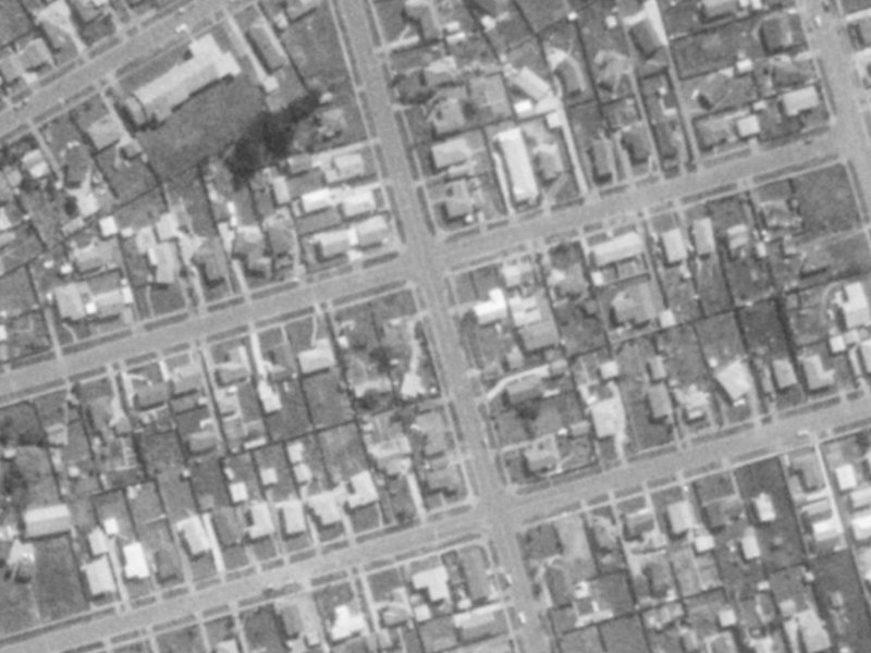 87 Waitaki Street from the air, 1975-1979