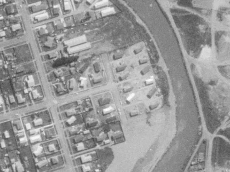 21 Parenga Place from the air, 1975-1979