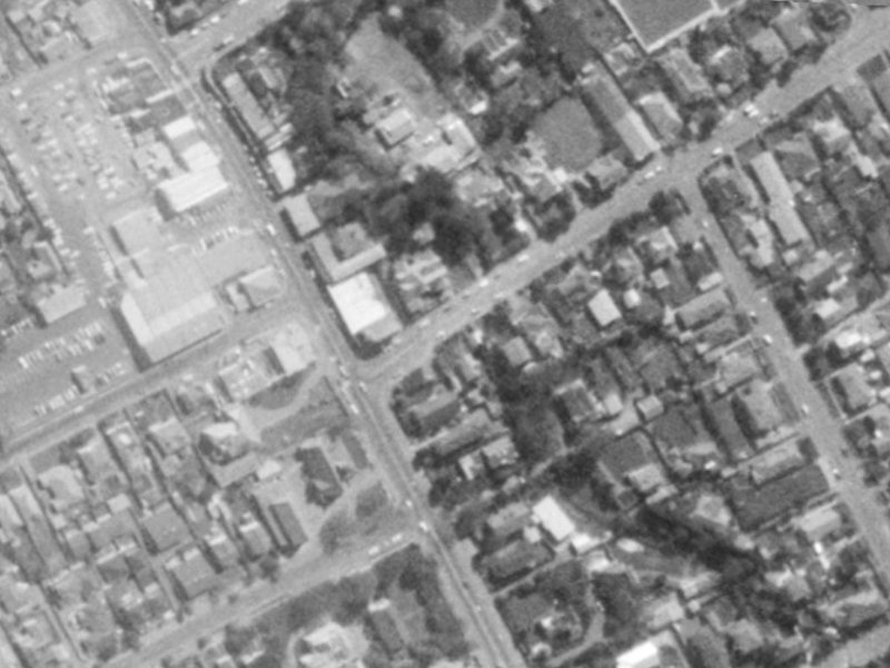 8 Saint Albans Street from the air, 1975-1979