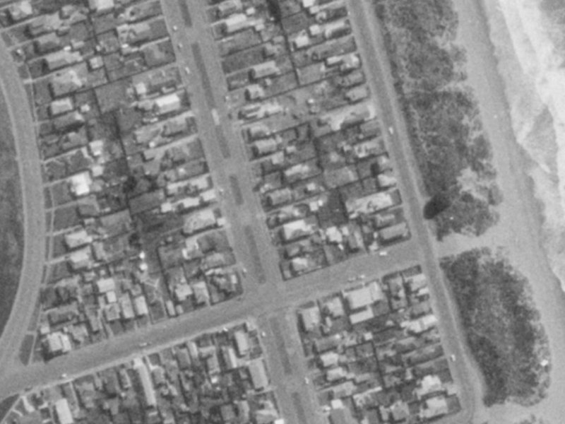 119 Oram Avenue from the air, 1975-1979