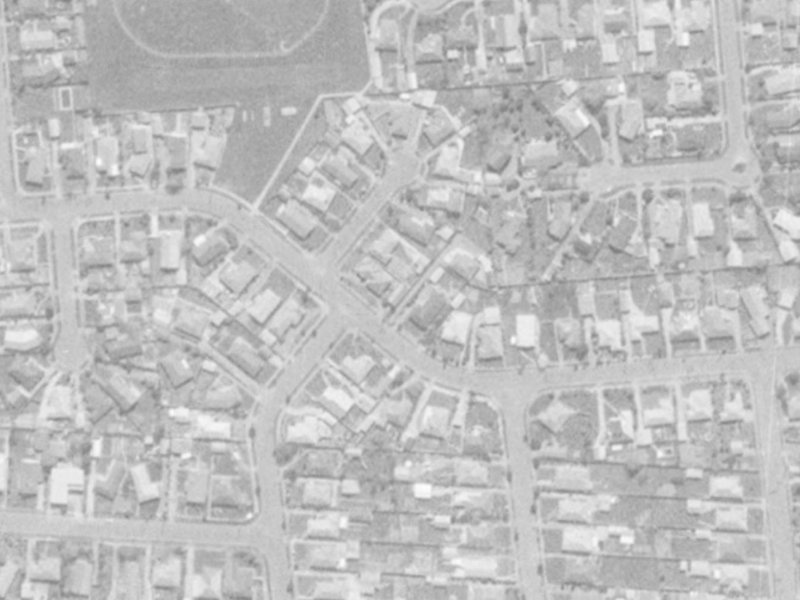 Greendale Avenue from the air, 1975-1979