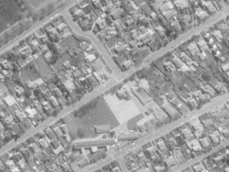 69 Leinster Road from the air, 1975-1979