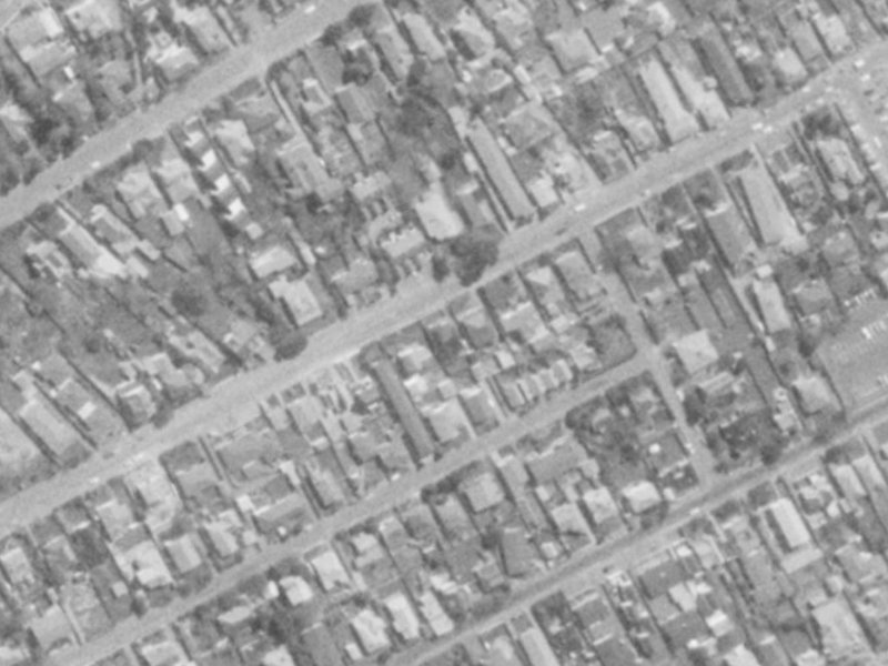 102 Aikmans Road from the air, 1975-1979