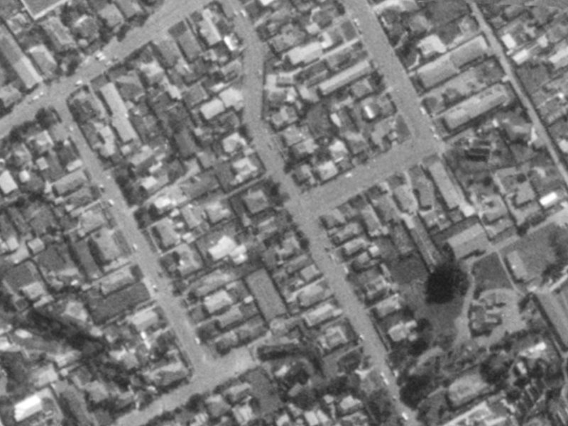 115 Bristol Street from the air, 1975-1979