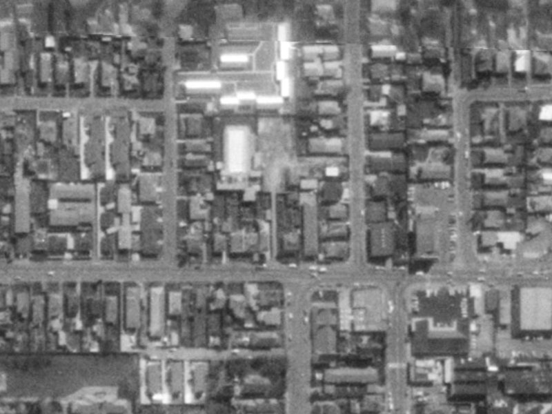 45a Edgeware Road from the air, 1975-1979