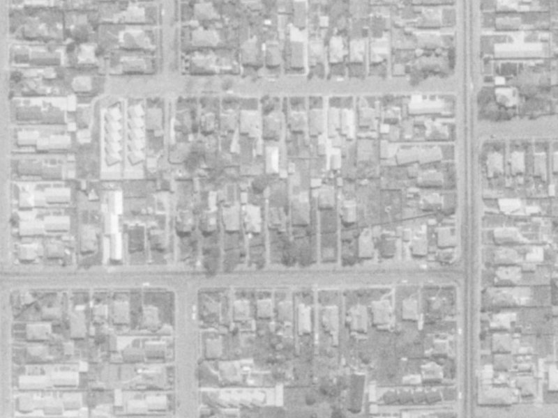 251 Edgeware Road from the air, 1975-1979