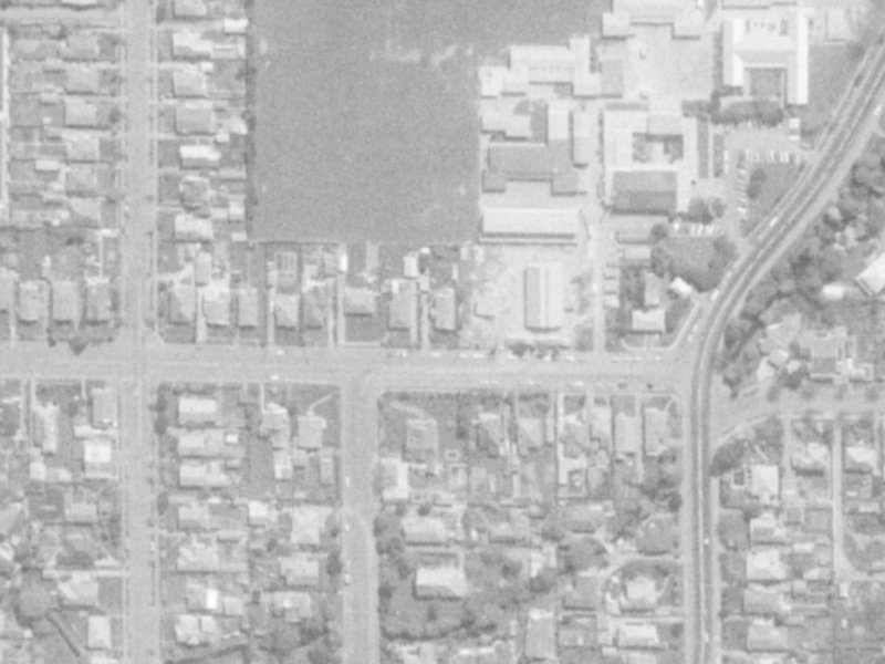 45 Averill Street from the air, 1975-1979