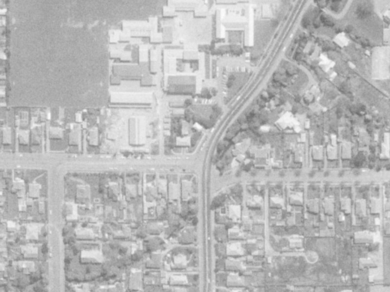 57-59 Averill Street from the air, 1975-1979