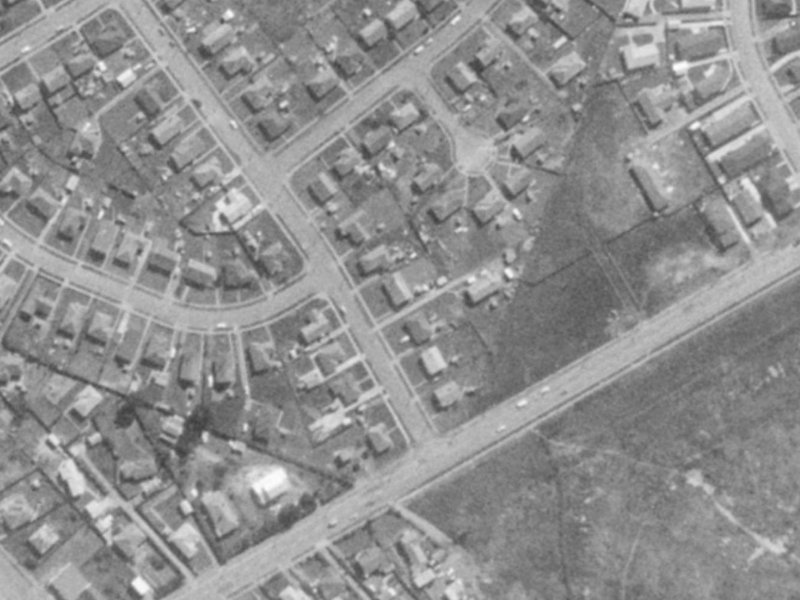 23 Portchester Street from the air, 1975-1979