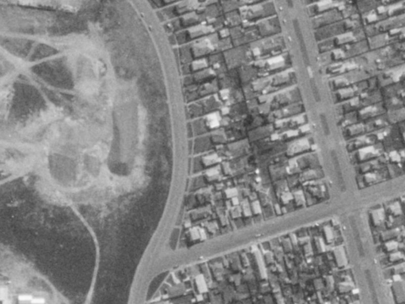 101 Union Street from the air, 1975-1979