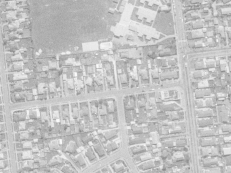 10A Wentworth Street from the air, 1975-1979
