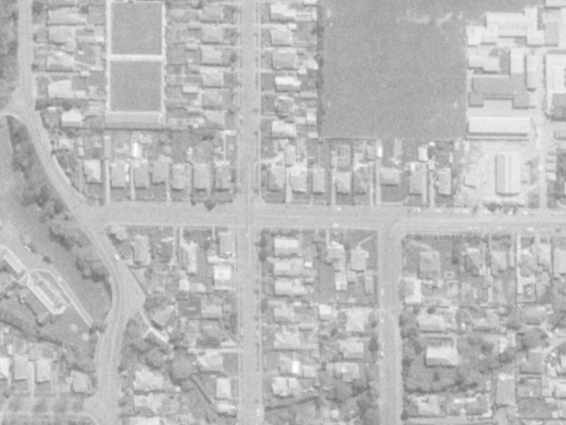 20 Averill Street from the air, 1975-1979