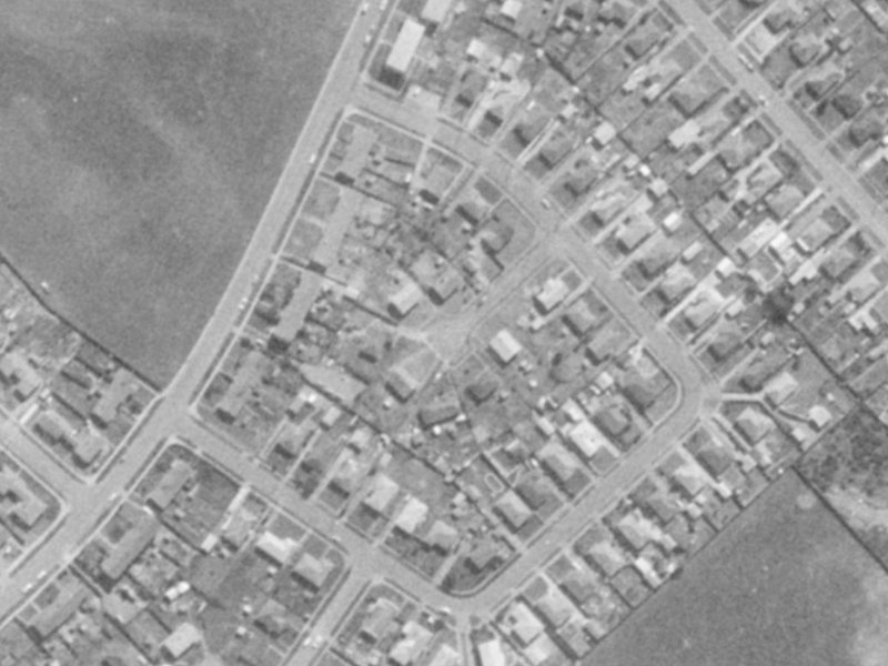 5-7 Purbeck Place from the air, 1975-1979