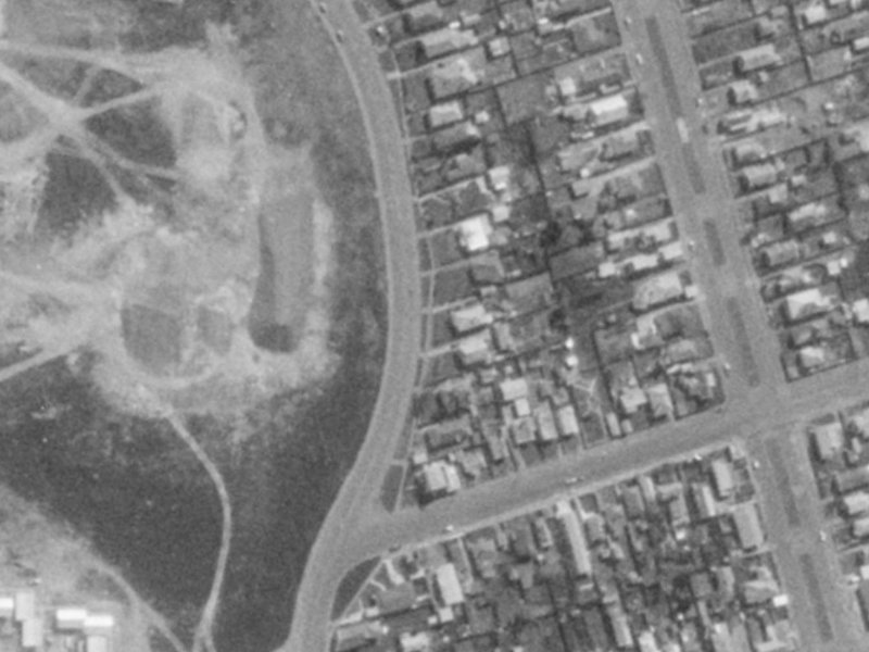 103 Union Street from the air, 1975-1979