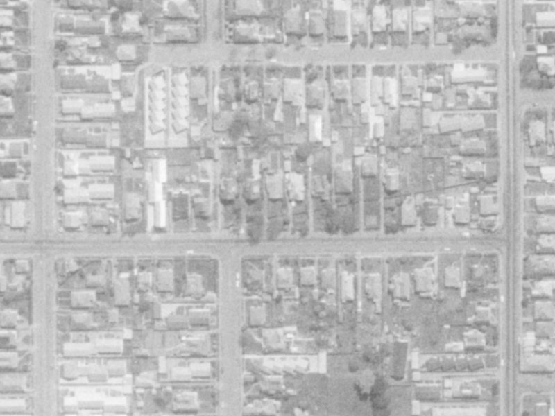 245A Edgeware Road from the air, 1975-1979