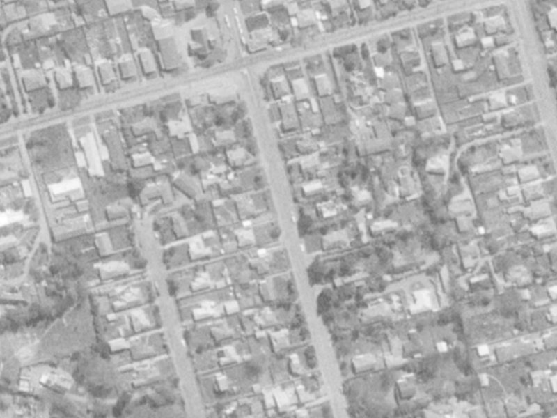 35 Bryndwr Road from the air, 1975-1979