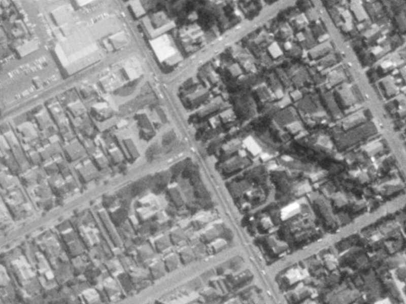 158 Papanui Road from the air, 1975-1979