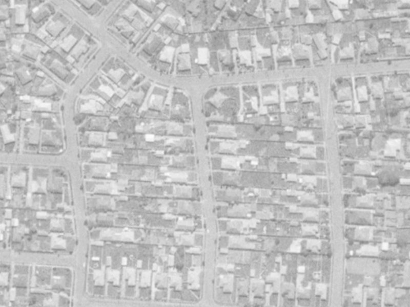 14A Shaftesbury Street from the air, 1975-1979