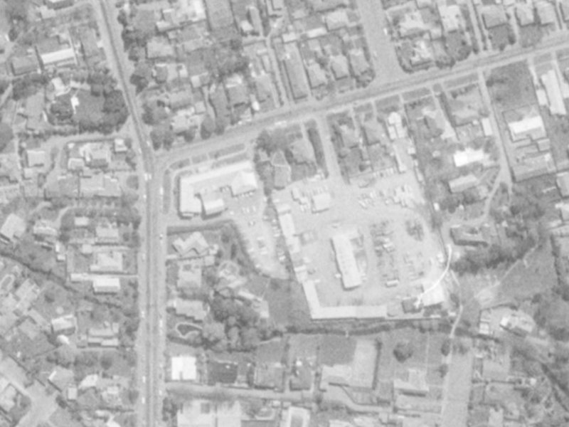 190A Clyde Road from the air, 1975-1979