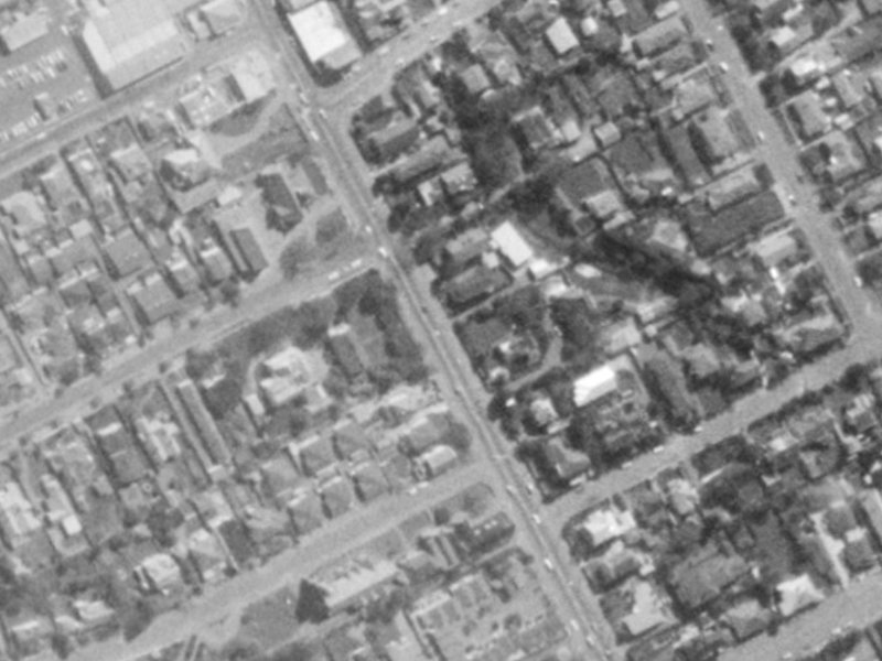 154 Papanui Road from the air, 1975-1979