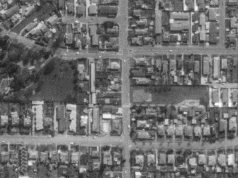 135 Springfield Road from the air, 1975-1979