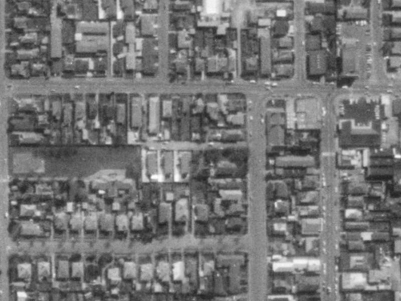 Keoghs Lane from the air, 1975-1979