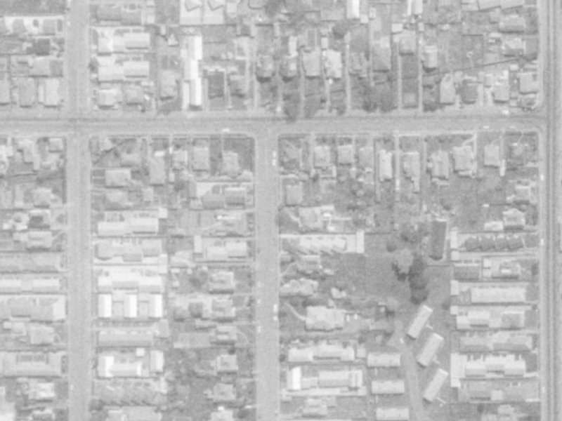148 Champion Street from the air, 1975-1979