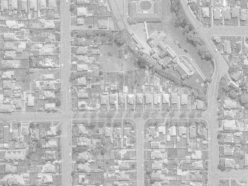 29 Dudley Street from the air, 1975-1979