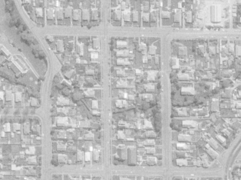 74 Petrie Street from the air, 1975-1979