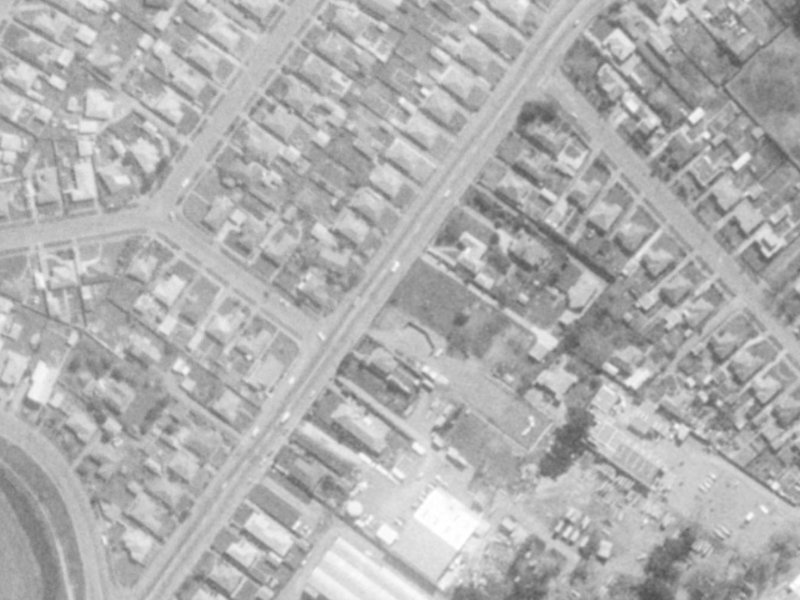 136A Wainoni Road from the air, 1975-1979