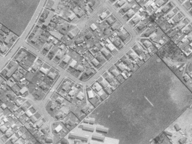 39-41 Lyndhurst Crescent from the air, 1975-1979