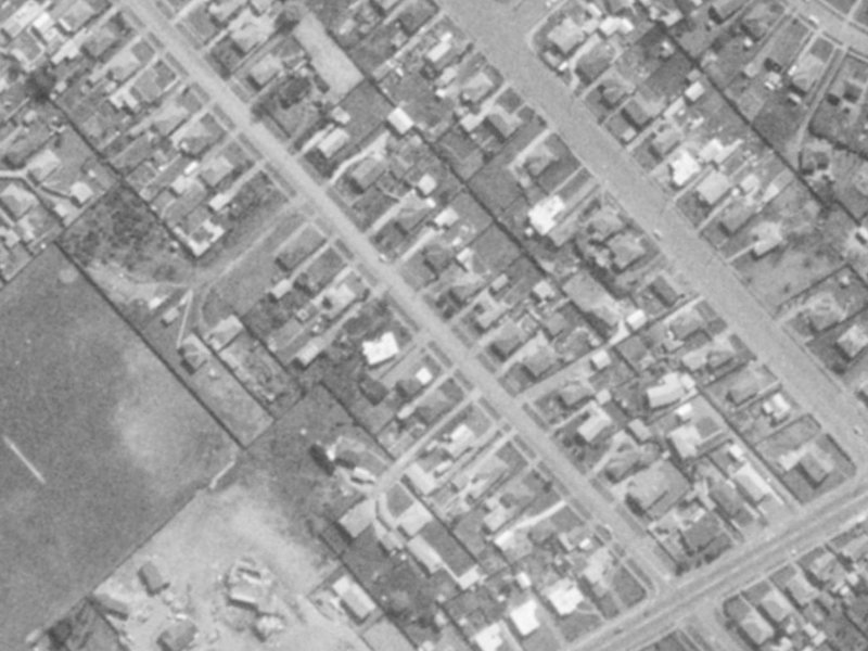 93 Marlow Road from the air, 1975-1979