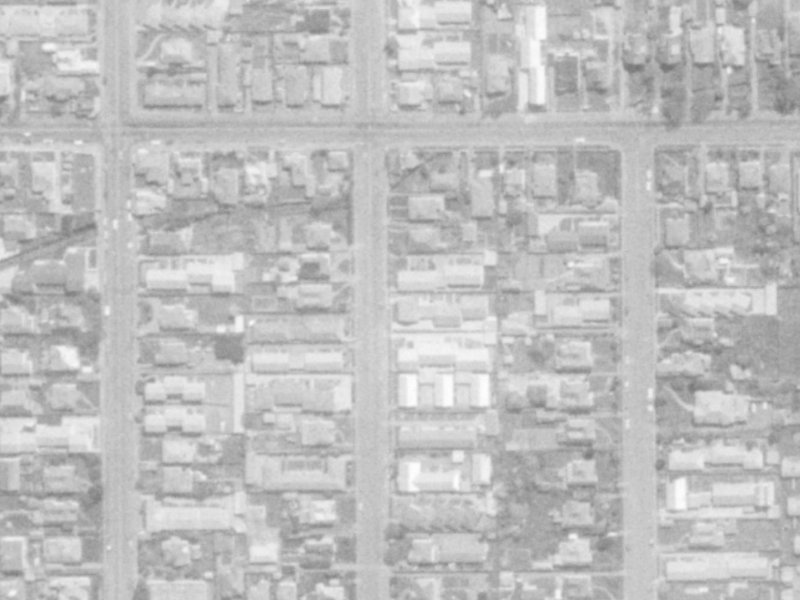 138 Geraldine Street from the air, 1975-1979