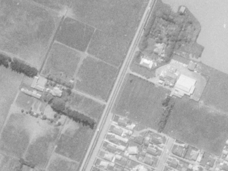 92A Russley Road from the air, 1975-1979