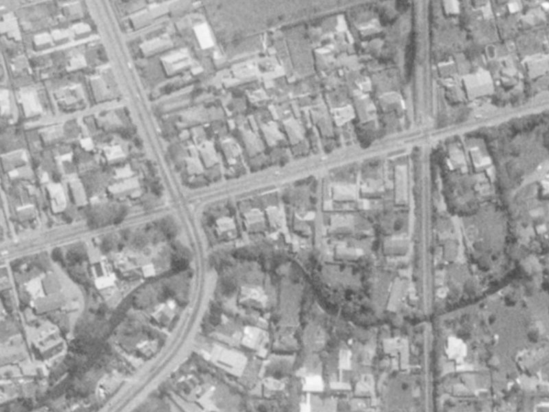 110 Glandovey Road from the air, 1975-1979