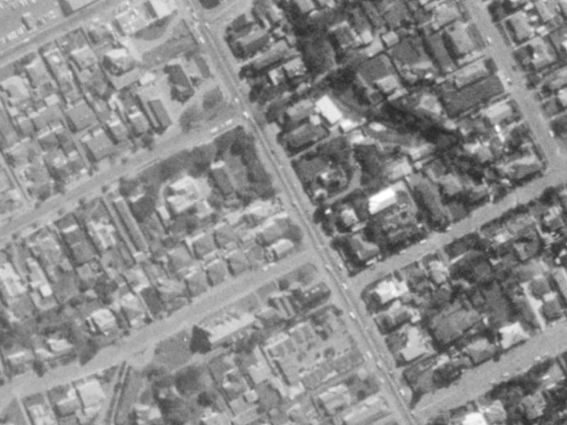 147 Papanui Road from the air, 1975-1979