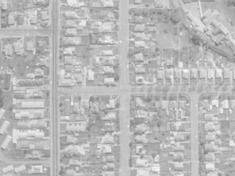59 Slater Street from the air, 1975-1979