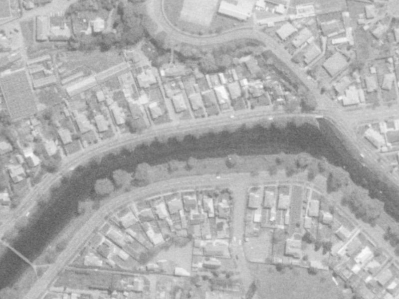 396 River Road from the air, 1975-1979